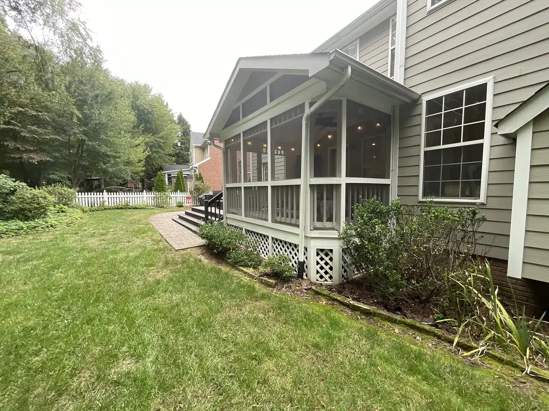 Custom deck built in SouthPark, Charlotte NC