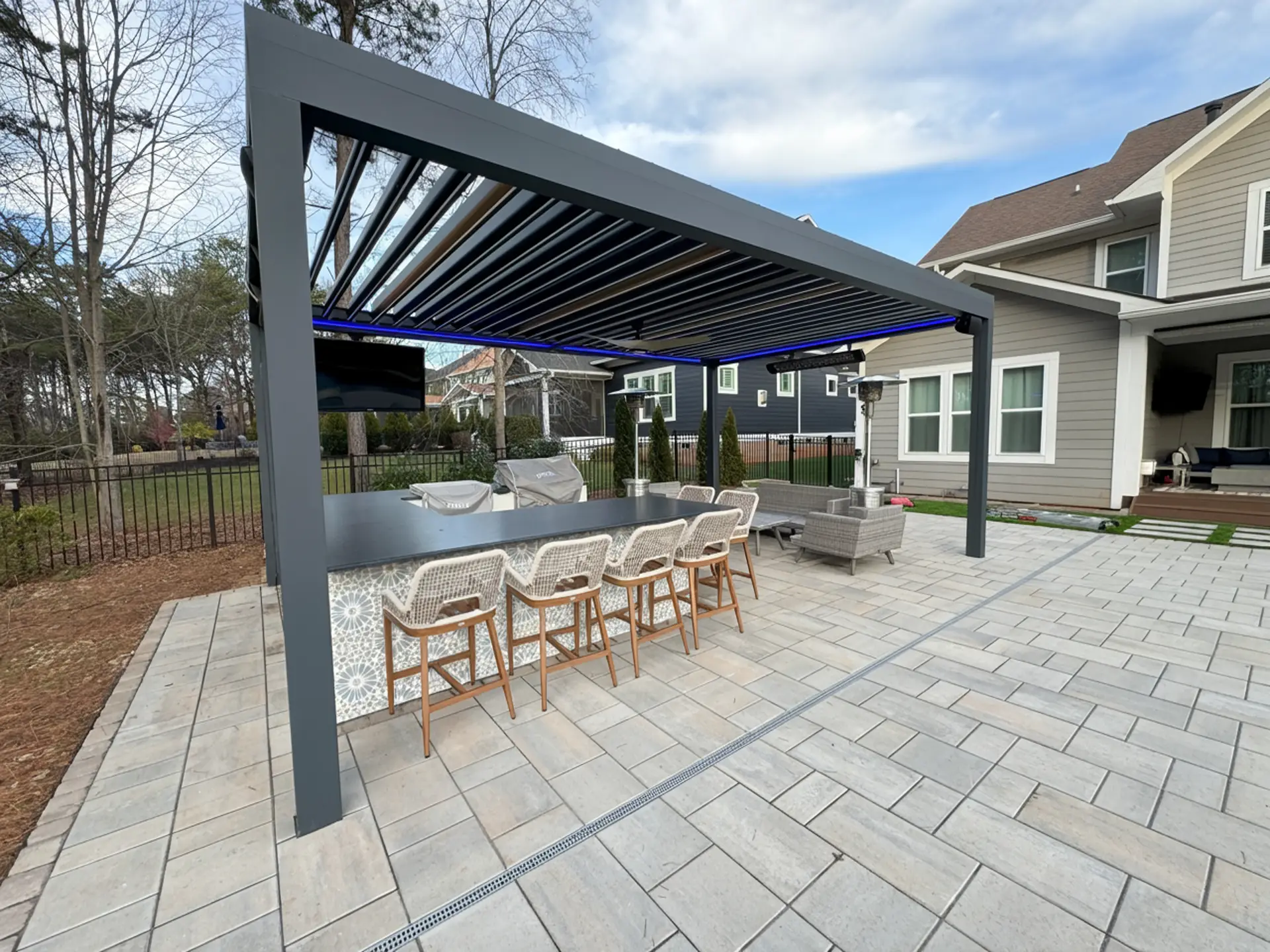 Custom deck built in Waxhaw, NC