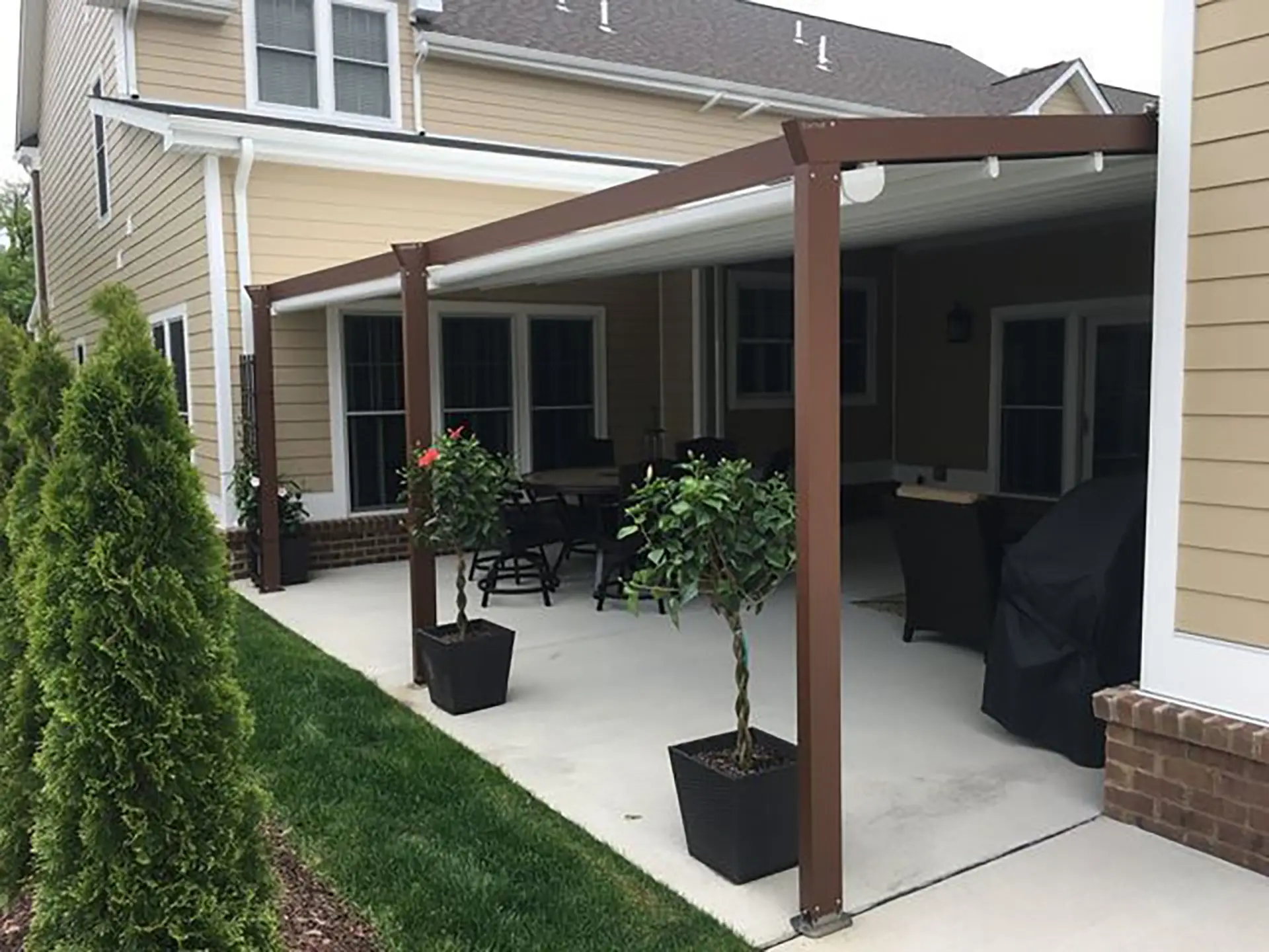 Custom deck built in Myers Park, Charlotte NC